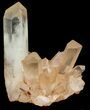 Tangerine Quartz Crystal Cluster - Madagascar #38945-1